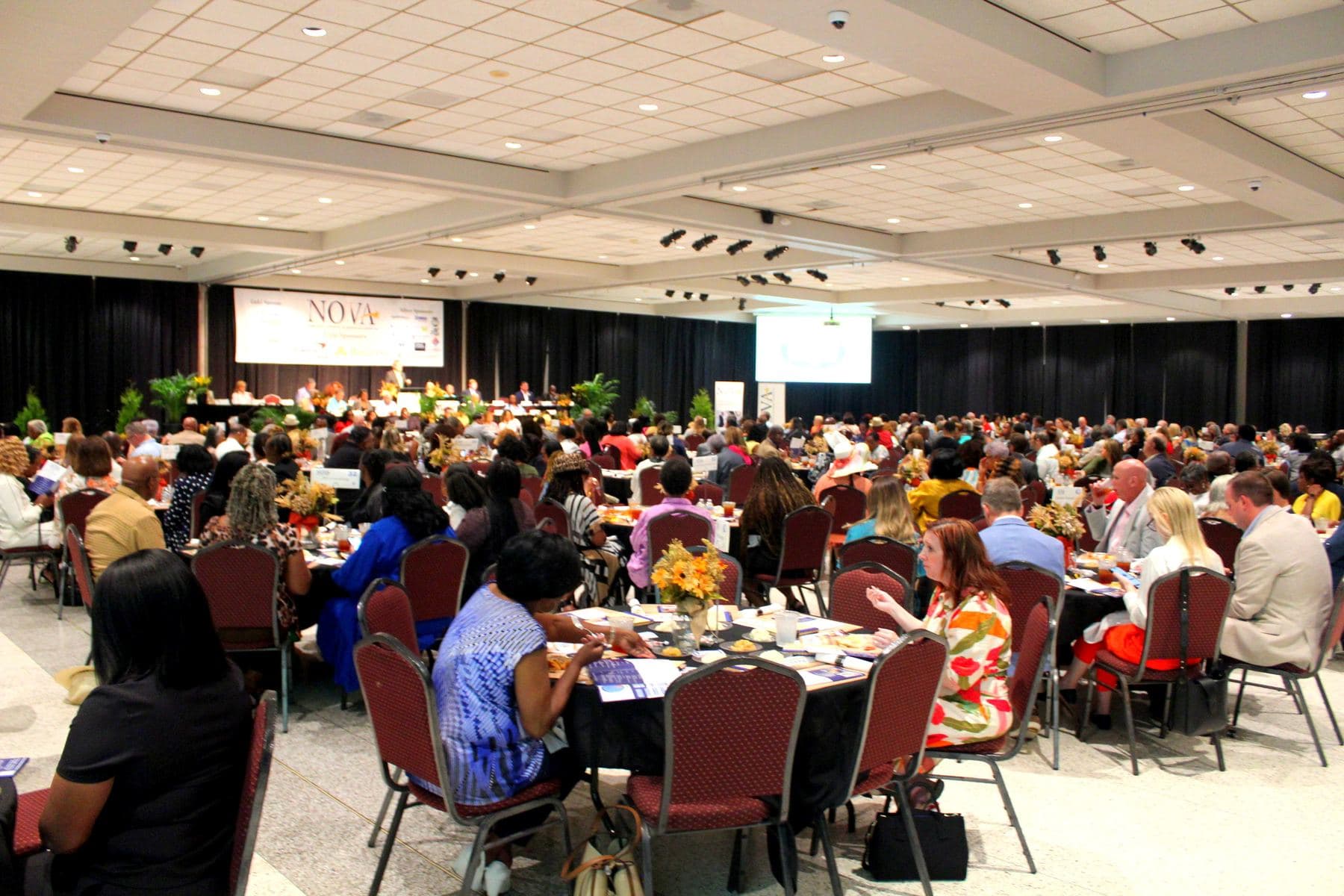 A capacity crowd gathered for NOVA's 10th Annual Update to the Community Luncheon